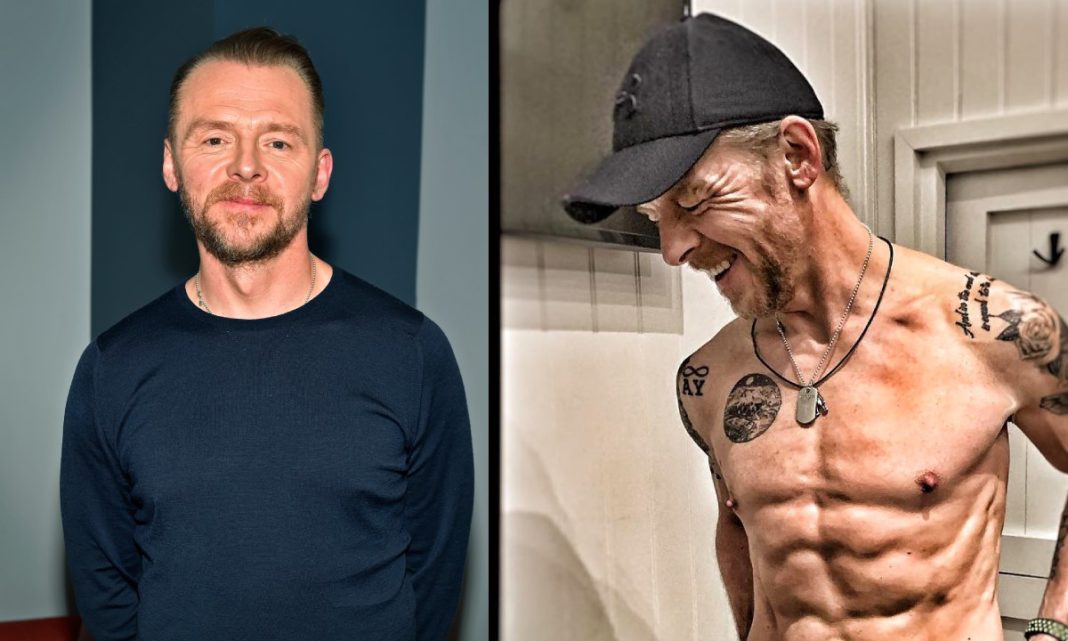 Take A Look At Simon Pegg's Dramatic Transformation For Movie Role